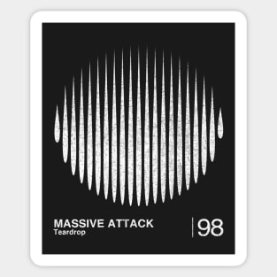 Massive Attack / Minimalist Graphic Fan Artwork Design Sticker